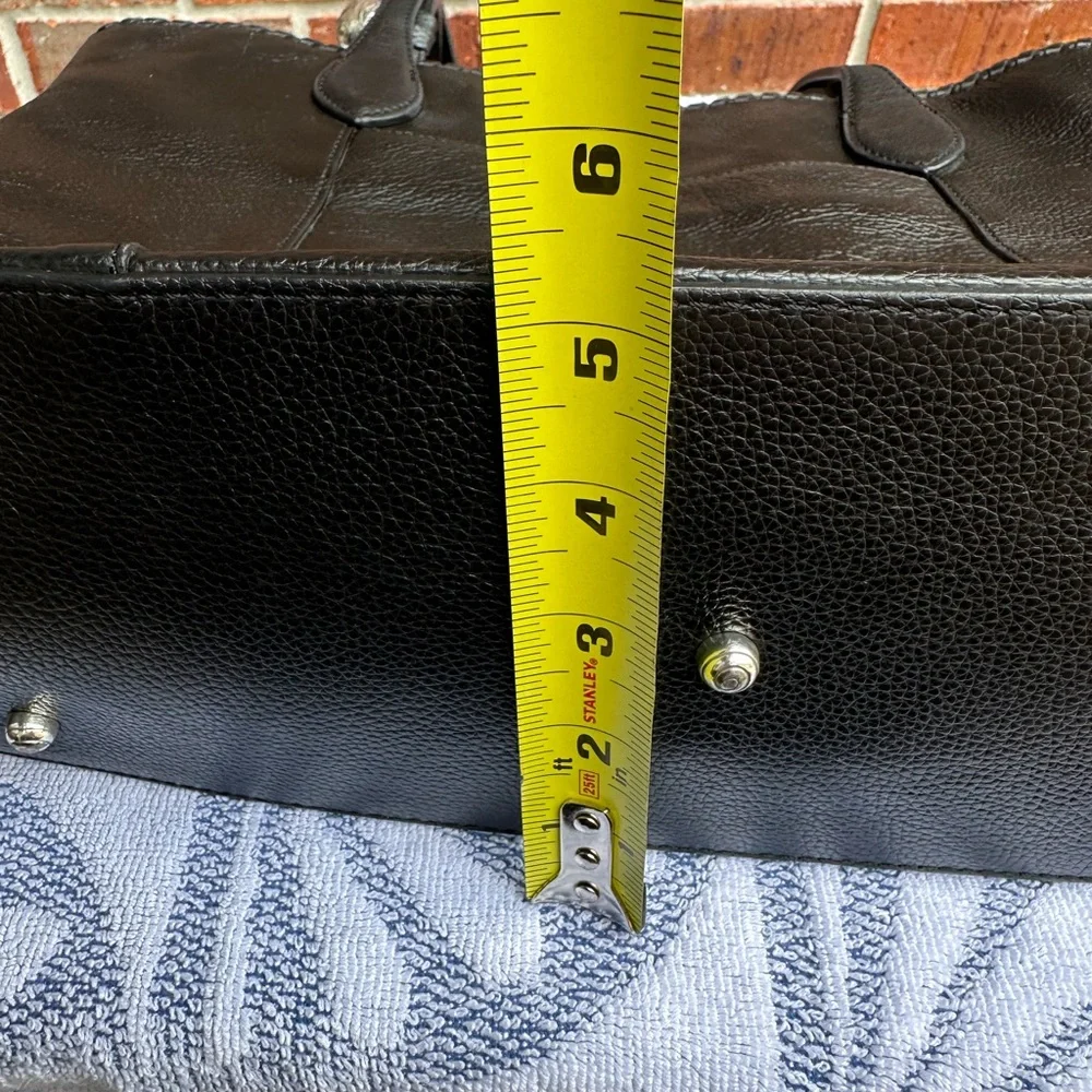 Brighton Gabriella Medallion Leather Tote in Black - Picture 14 of 16